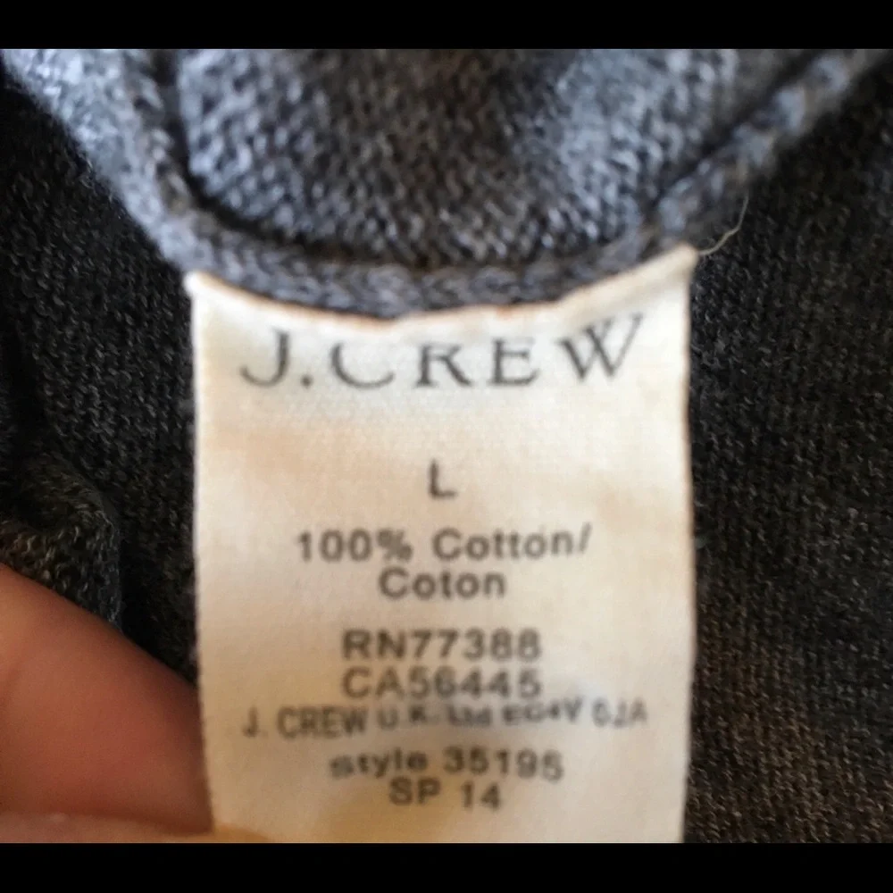 J. Crew Men's V-Neck Pullover Sweater L